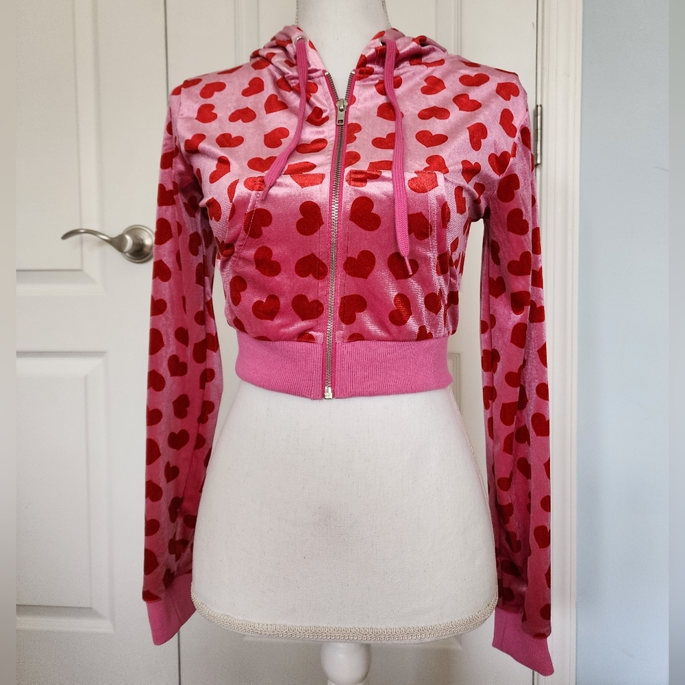 Sugar Thrillz x Dolls Kill Jennifer's Body Loyal Maneater Velour Track Jacket